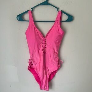 Tinibikini Hot Pink Women’s One piece swimsuit Size XS 🔷